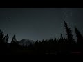 Mount Rainier Stars Timelapse