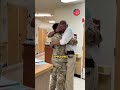 Soldier surprises nurse dad after 9 months apart 🇺🇸 #shorts