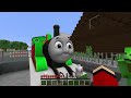 JJ Creepy Thomas Spider vs Mikey Thomas Spider CALLING to JJ and MIKEY ! - in Minecraft Maizen