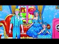 [🐾paper dolls🐾] Poor Rapunzel Become Rich Princess | Rapunzel Family 놀이 종이