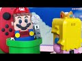 Lego Mario Enters Nintendo Switch to Save Luigi with Princess Peach Helps #nintendomario #legomario