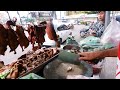 Two Brother Chopping Skill!  Pork Chop & Roast Ducks - Cambodian street food