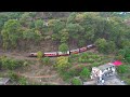 Kalka Shimla Railway Epic Drone Shot #shimla #himachal #nature #trainsunlimitedbyrks #trainvideo