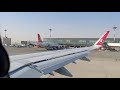 Turkish Airlines Airbus A321neo departure out of IKA Int'l Airport to Istanbul IST Int'l Airport