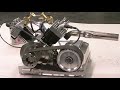 Early Run of My V-Twin model Engine by Terry Mayhugh