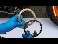 Ensamble del embrague “SLIPPER CLUTCH KTM DUKE 390” utilizando los manuales (Partes y servicio)