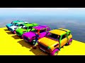 TRANSPORTING PIXAR CARS & FRUITS WITH COLORED & JOHN DEERE vs CLAAS vs TRACTORS - BeamNG.drive