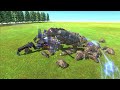 Hogzilla and 100 Pig Army vs ALL TEAMS ARBS Animal Revolt Battle Simulator