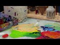 How to paint wet on wet with acrylic paint