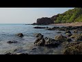 The sound of ocean waves on a beautiful beach for meditation and peace of mind, 3 hours asmr video