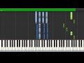 Tyler The Creator - See you again [Synthesia] (Piano tutorial)