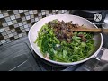 Masak samgyetang dan tumis kangkung untuk makan malam - korean food - Indonesian food