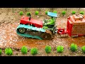 Top diy tractor making mini Bridge for train | diy mini concrete mixer truck | science project