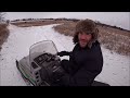 John Deere Trailfire 340 Snowmobile - First Start/Ride of the Year!