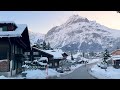 Winter in the Swiss Alps ❄️ Grindelwald is full of snow! 🇨🇭 Scenic drive