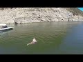 Lake Nacimiento Cliff Jumping in the Narrows, 50ft.