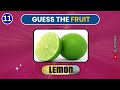 Can You Guess The FRUIT by emojis? | Emoji Quiz