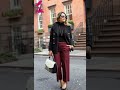 MODERNOS Y ESTILOSO OUTFITS EN COLOR  BURDEO PARA OTOÑO INVIERNO MODA TENDENCIA 2024/2025