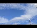 心休まる雲の流れ　30倍タイムラプス