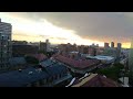Sunset in Johannesburg CBD 12 November 2023