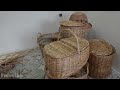 How To Weave Willow Picnic Basket | Basket Weaving Techniques