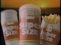 1988 McDonalds Supersize commercial
