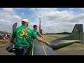 HOMEMADE XXXL TRANSALL C-160 RC SCALE AIRPLANE WITH TUG DEMONSTRATION FLIGHT