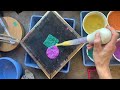 Paper Making and Pulp Painting with lower elementary art