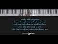 When She Loved Me (OST Toy Story 2) - Sarah Mclahen (KARAOKE PIANO - FEMALE KEY)