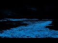 Say goodbye to insomnia with beautiful ocean waves at night - Relaxing big wave sounds
