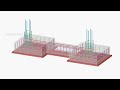 3D Animation of Strap Footing with Reinforcement Detailing || Greyspace