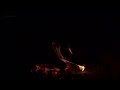 Night Fireplace with Crackling Fire Sounds 🔥Cozy Fireplace 4K. Dark Fireplace Noises Black Screen