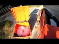 (EP. 9) ASMR Trash Route Garbage Man: Satisfying Sounds Of Working