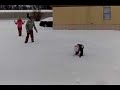 My girls playing in the snow Jan 30 2010.MP4
