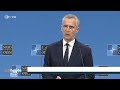 Pressekonferenz mit NATO-Generalsekretär Stoltenberg | ZDFheute live mit Ex-NATO-General Ramms