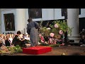 Grand Ikebana Demonstration by Ichiyo Iemoto-Shi Naohiro Kasuya in Bruges 2018