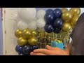 Cómo hacer guirnalda de globos paso a paso | Ballon garland tutorial | arco de globos