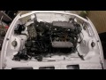 Daihatsu Charade 1.6 engine swap Time-lapse and engine bay painting