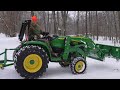 3033R Snow Plowing