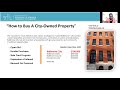How to Purchase a City-Owned Property