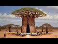 Where did baobabs come from on the African coast and to Australia?
