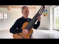The amazing Bach : Allemande from cello suite No 1,arr.G.Söllscher. Göran Söllscher guitar