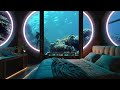 Underwater Aquarium Bedroom Ambience🌊Underwater Bubbling Sounds For Stress Relief,Sleep,Relax,ASMR