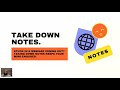 Notes, Notes and Notes (or not?)