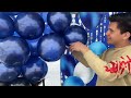 Cómo hacer arco de globos | tutorial de decoración con globos | how to Ballon garland