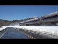 Chasing and pacing Amtrak 130 leading the Vermonter. St. Albans to Middlesex VT