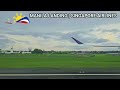 MANILA PHILIPPINES LANDING WINDOW VIEW | SINGAPORE AIRLINES SQ910 | OFW ON VACATION