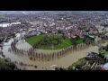 Shrewsbury Town Loop Flooding 2021 - 4K Drone