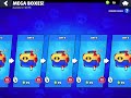 I opened the new mega boxes and got stuff #brawlstars #gaming #supercell