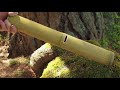 Making a Bamboo Scoop for Water Forging (竹の水差し)